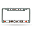 NFL Cleveland Browns Chrome License Plate Frame Fan Gear NFL Cleveland Browns