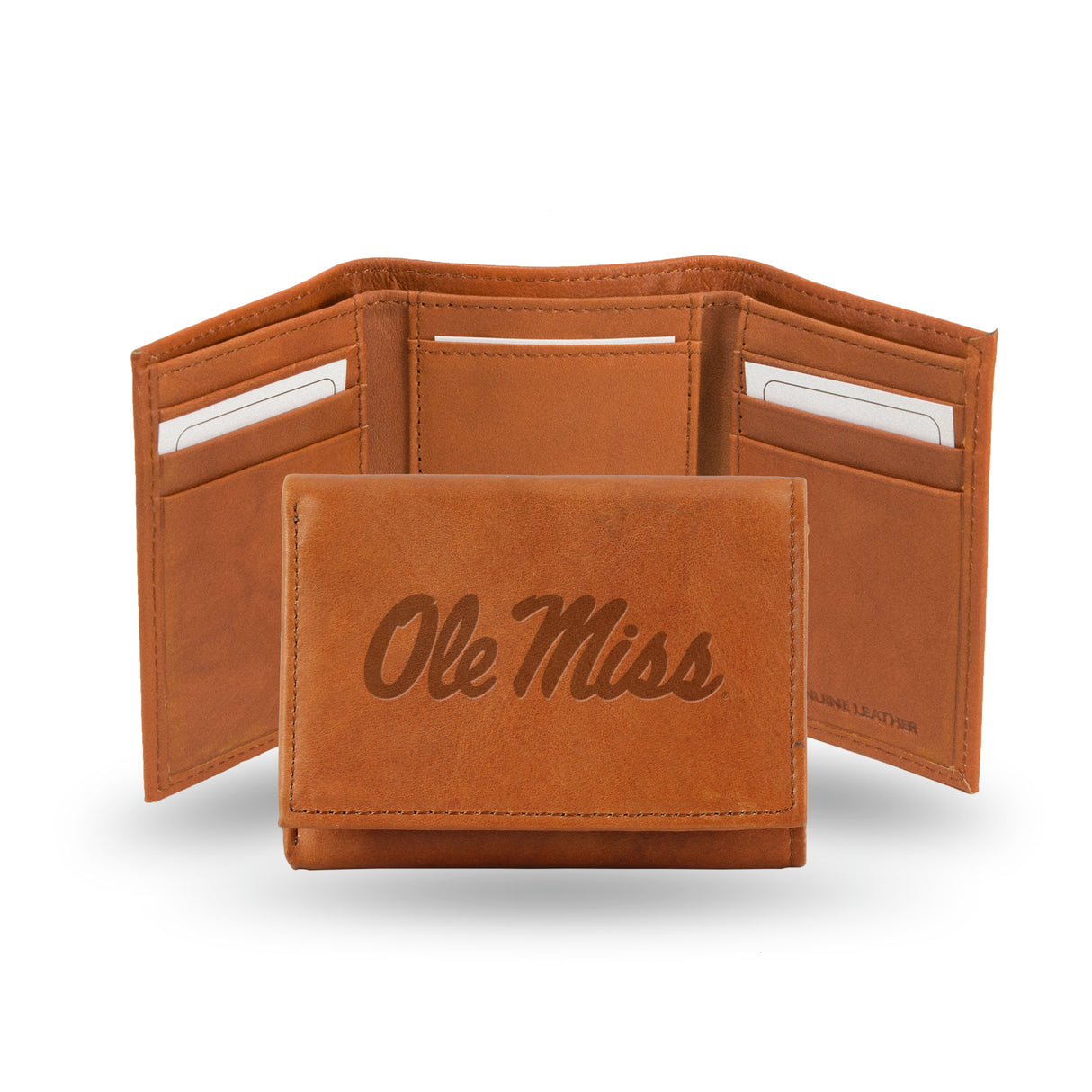 NCAA Mississippi Rebels - Ole Miss Embossed Tri-Fold Wallet Fan Gear NCAA Mississippi Rebels