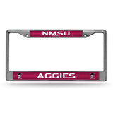 NCAA New Mexico State Aggies Chrome Glitter License Plate Frame Fan Gear NCAA New Mexico State Aggies
