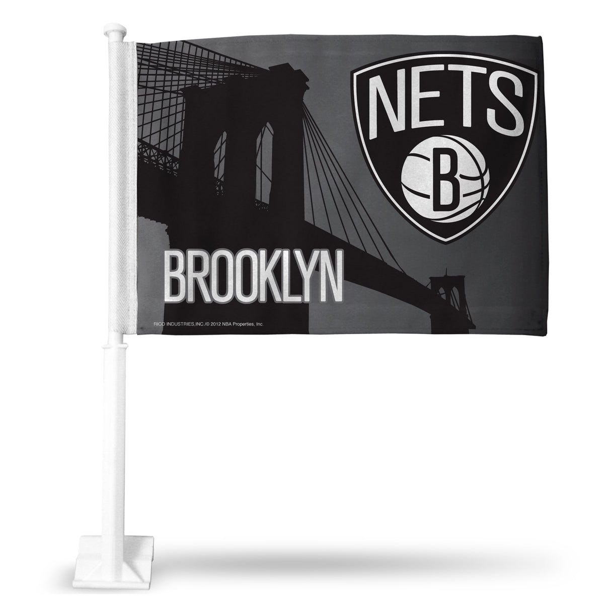 NBA Brooklyn Nets Car Flag Fan Gear NBA Brooklyn Nets
