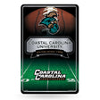 NCAA Coastal Carolina Chanticleers Large Metal Sign Fan Gear NCAA Coastal Carolina Chanticleers