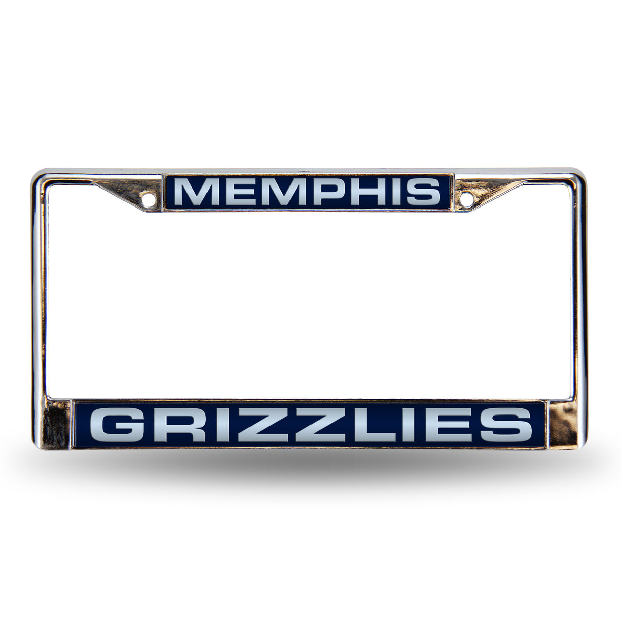 NBA Memphis Grizzlies Laser Cut Chrome License Plate Frame Fan Gear NBA Memphis Grizzlies