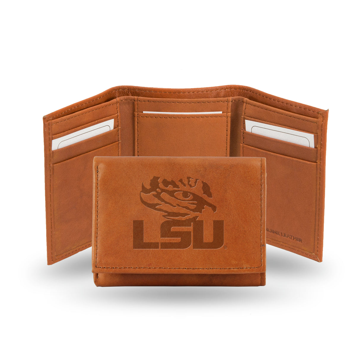 NCAA LSU Tigers Embossed Tri-Fold Wallet Fan Gear NCAA LSU Tigers