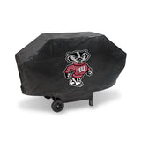 NCAA Wisconsin Badgers Grill Cover Deluxe Vinyl Fan Gear NCAA Wisconsin Badgers