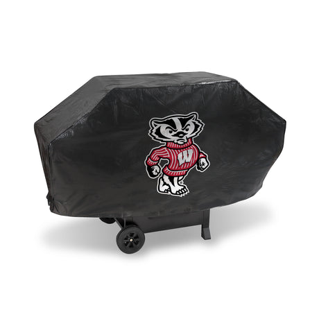 NCAA Wisconsin Badgers Grill Cover Deluxe Vinyl Fan Gear NCAA Wisconsin Badgers