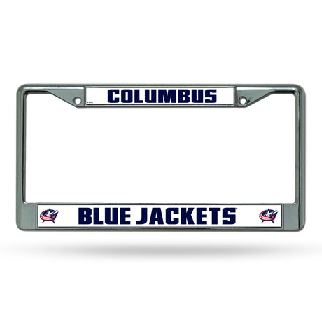 NHL Columbus Blue Jackets Chrome License Plate Frame Fan Gear NHL Columbus Blue Jackets