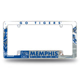 NCAA Memphis Tigers All Over Chrome Frame Fan Gear NCAA Memphis Tigers