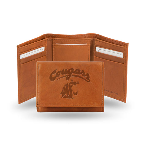 NCAA Washington State Cougars - WSU Embossed Tri-Fold Wallet Fan Gear NCAA Washington State Cougars