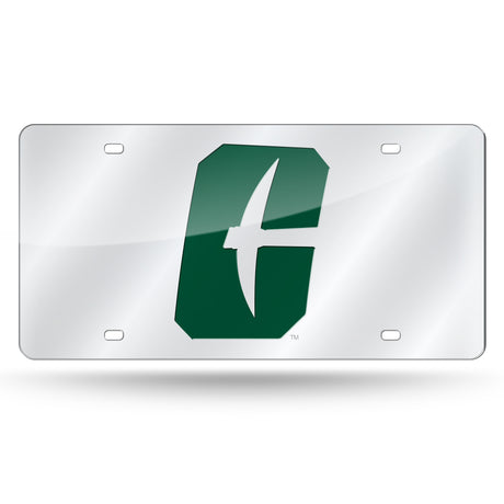 NCAA North Carolina-Charlotte 49ers Silver Laser Cut Automobile Tag Fan Gear NCAA North Carolina-Charlotte 49ers