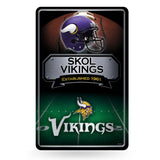 NFL Minnesota Vikings Large Metal Sign Fan Gear NFL Minnesota Vikings