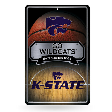 NCAA Kansas State Wildcats - KSU Large Metal Sign Fan Gear NCAA Kansas State Wildcats