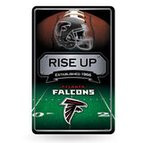 NFL Atlanta Falcons Large Metal Sign Fan Gear NFL Atlanta Falcons