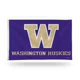 NCAA Washington Huskies 3x5 Banner Flag Fan Gear NCAA Washington Huskies