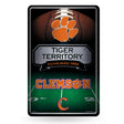 NCAA Clemson Tigers Large Metal Sign Fan Gear NCAA Clemson Tigers