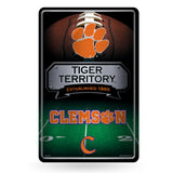 NCAA Clemson Tigers Large Metal Sign Fan Gear NCAA Clemson Tigers
