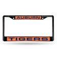 NCAA Auburn Tigers Laser Cut Black Chrome License Plate Frame Fan Gear NCAA Auburn Tigers