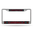 NCAA Louisville Cardinals Chrome Glitter License Plate Frame Fan Gear NCAA Louisville Cardinals