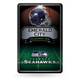 NFL Seattle Seahawks Large Metal Sign Fan Gear NFL Seattle Seahawks