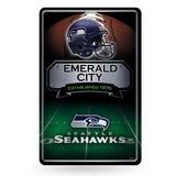 NFL Seattle Seahawks Large Metal Sign Fan Gear NFL Seattle Seahawks