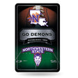 NCAA Northwestern State Demons Large Metal Sign Fan Gear NCAA Northwestern State Demons