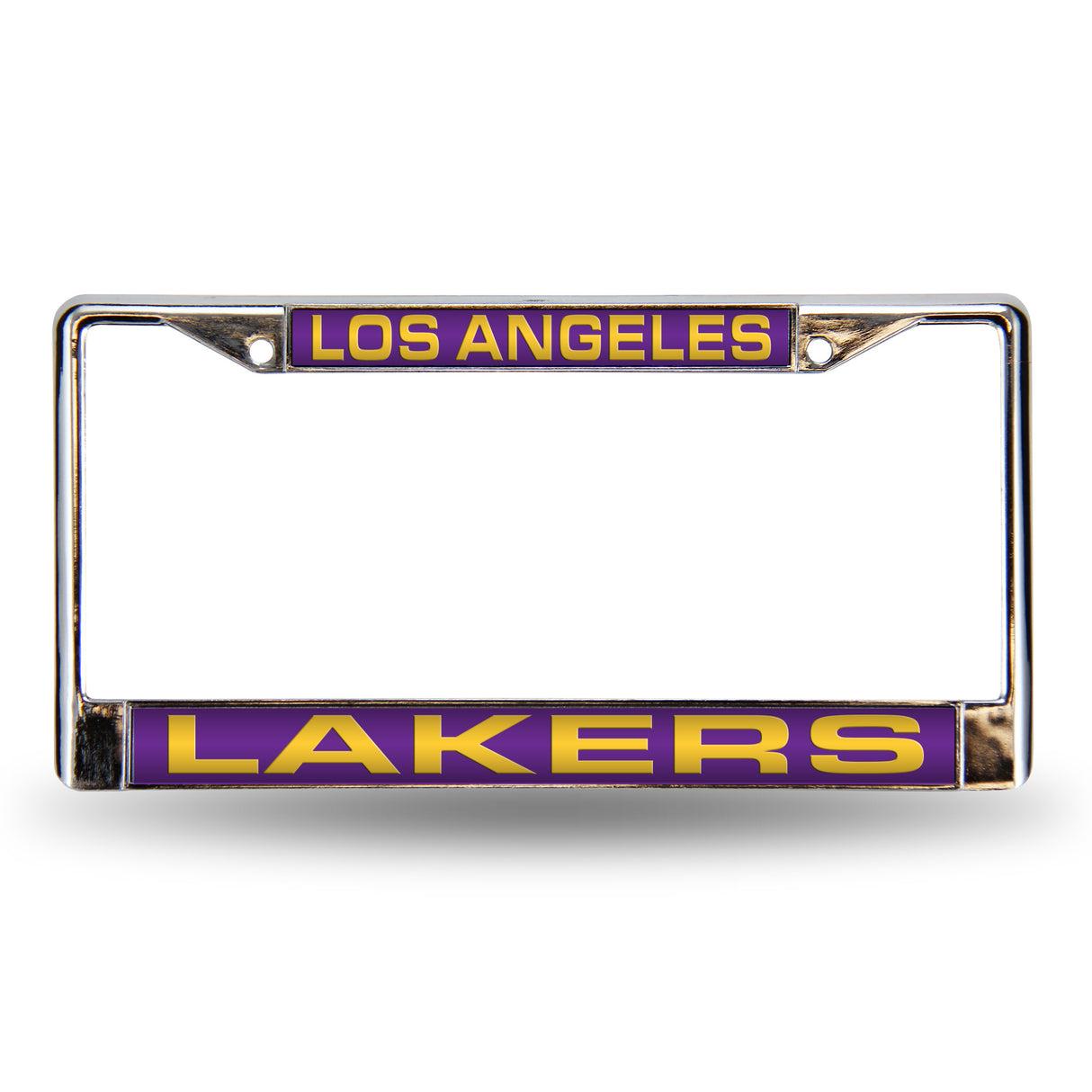 NBA Los Angeles Lakers Laser Cut Chrome License Plate Frame Fan Gear NBA Los Angeles Lakers