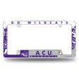 NCAA Abilene Christian Wildcats All Over Chrome Frame Fan Gear NCAA Abilene Christian Wildcats