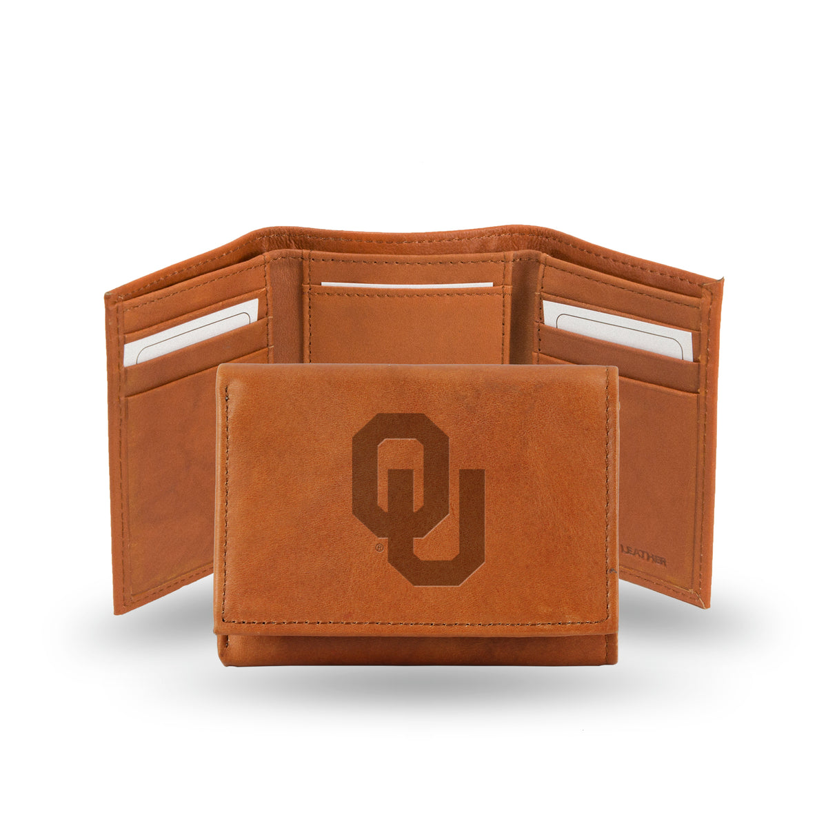 NCAA Oklahoma Sooners Embossed Tri-Fold Wallet Fan Gear NCAA Oklahoma Sooners