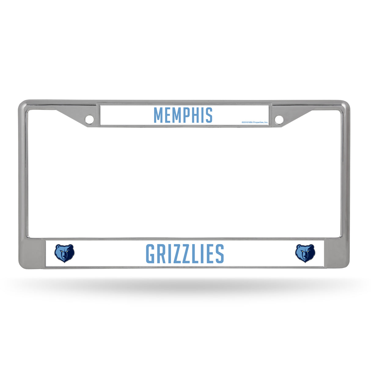 NBA Memphis Grizzlies Chrome License Plate Frame Fan Gear NBA Memphis Grizzlies