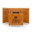 NCAA Texas State Bobcats Laser Engraved Tri-Fold Wallet Fan Gear NCAA Texas State Bobcats