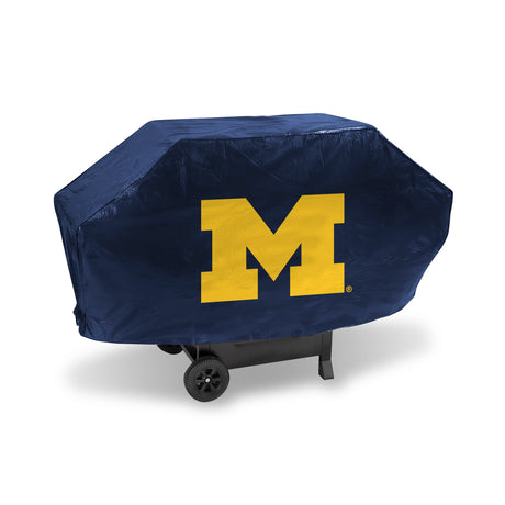 NCAA Michigan Wolverines Grill Cover Deluxe Vinyl Fan Gear NCAA Michigan Wolverines
