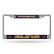 NBA Phoenix Suns Chrome Glitter License Plate Frame Fan Gear NBA Phoenix Suns