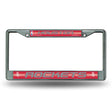 NBA Houston Rockets Chrome Glitter License Plate Frame Fan Gear NBA Houston Rockets