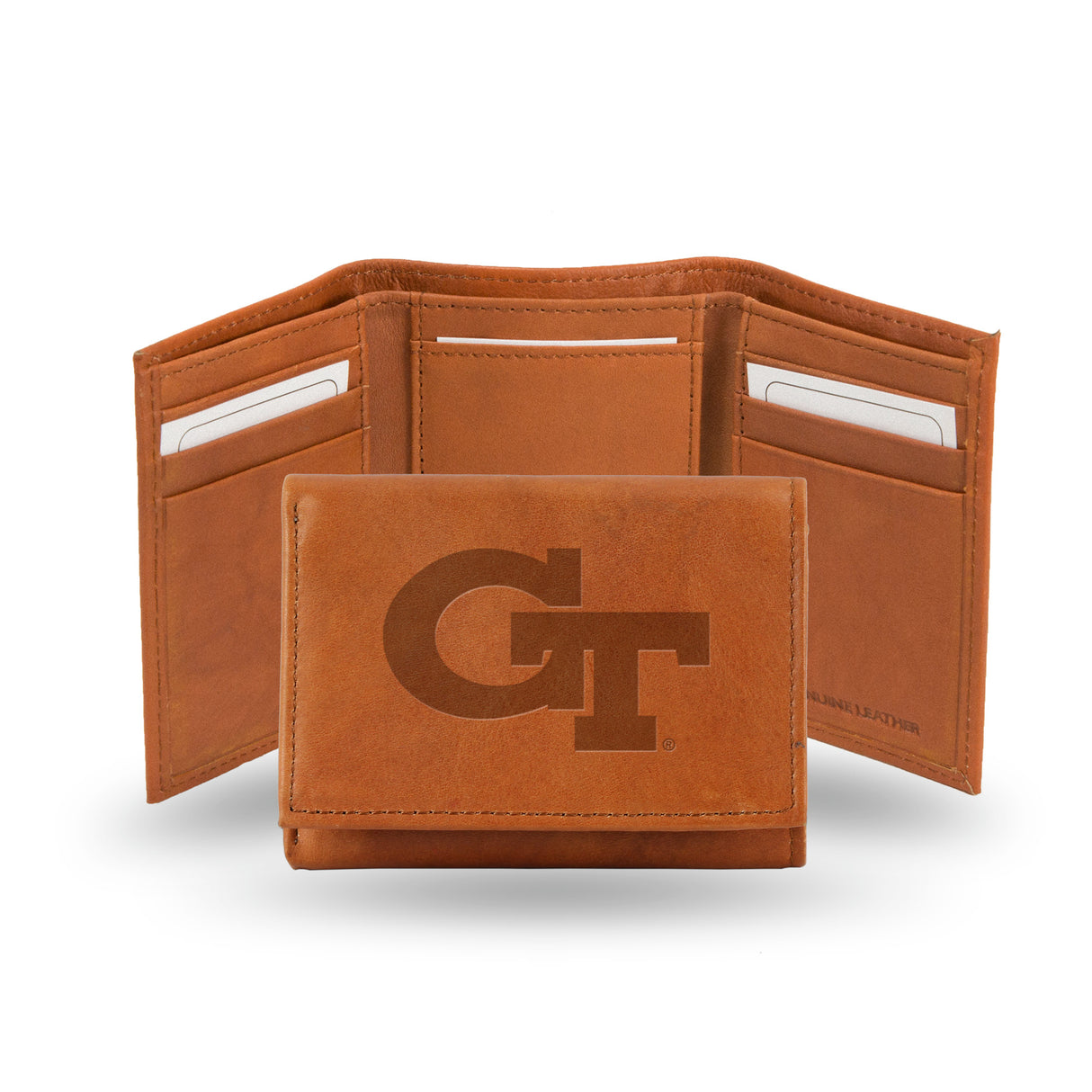 NCAA Georgia Tech Yellow Jackets - GT Embossed Tri-Fold Wallet Fan Gear NCAA Georgia Tech Yellow Jackets