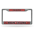 NCAA Louisiana-Lafayette Ragin Cajuns Chrome Glitter License Plate Frame Fan Gear NCAA Louisiana-Lafayette Ragin Cajuns