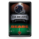 NFL Chicago Bears Large Metal Sign Fan Gear NFL Chicago Bears