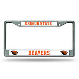 NCAA Oregon State Beavers Chrome License Plate Frame Fan Gear NCAA Oregon State Beavers