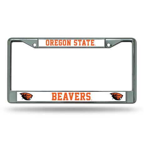 NCAA Oregon State Beavers Chrome License Plate Frame Fan Gear NCAA Oregon State Beavers