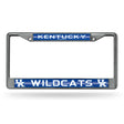 NCAA Kentucky Wildcats Chrome Glitter License Plate Frame Fan Gear NCAA Kentucky Wildcats