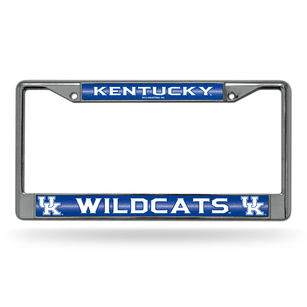 NCAA Kentucky Wildcats Chrome Glitter License Plate Frame Fan Gear NCAA Kentucky Wildcats