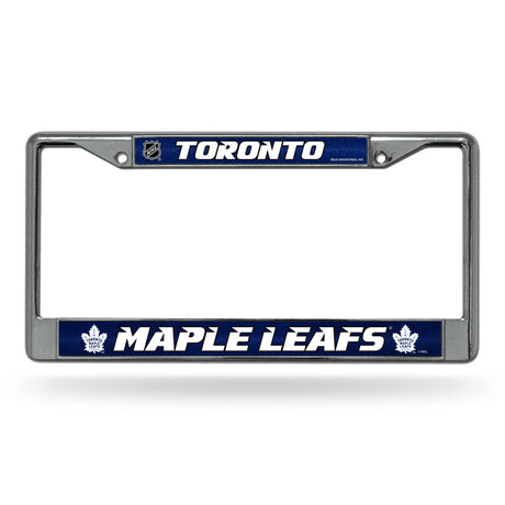 NHL Toronto Maple Leafs Chrome Glitter License Plate Frame Fan Gear NHL Toronto Maple Leafs