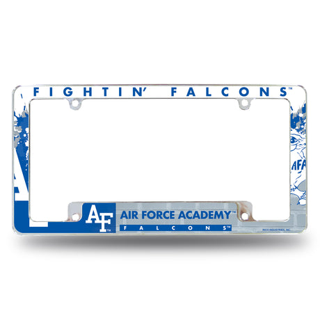 NCAA Air Force Academy Falcons - AF All Over Chrome Frame Fan Gear NCAA Air Force Academy Falcons