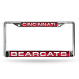 NCAA Cincinnati Bearcats Laser Cut Chrome License Plate Frame Fan Gear NCAA Cincinnati Bearcats