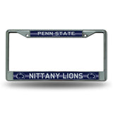 NCAA Penn State Nittany Lions - PSU Chrome Glitter License Plate Frame Fan Gear NCAA Penn State Nittany Lions