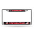 NHL Carolina Hurricanes Chrome Glitter License Plate Frame Fan Gear NHL Carolina Hurricanes
