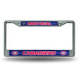 NHL Montreal Canadiens Chrome Glitter License Plate Frame Fan Gear NHL Montreal Canadiens