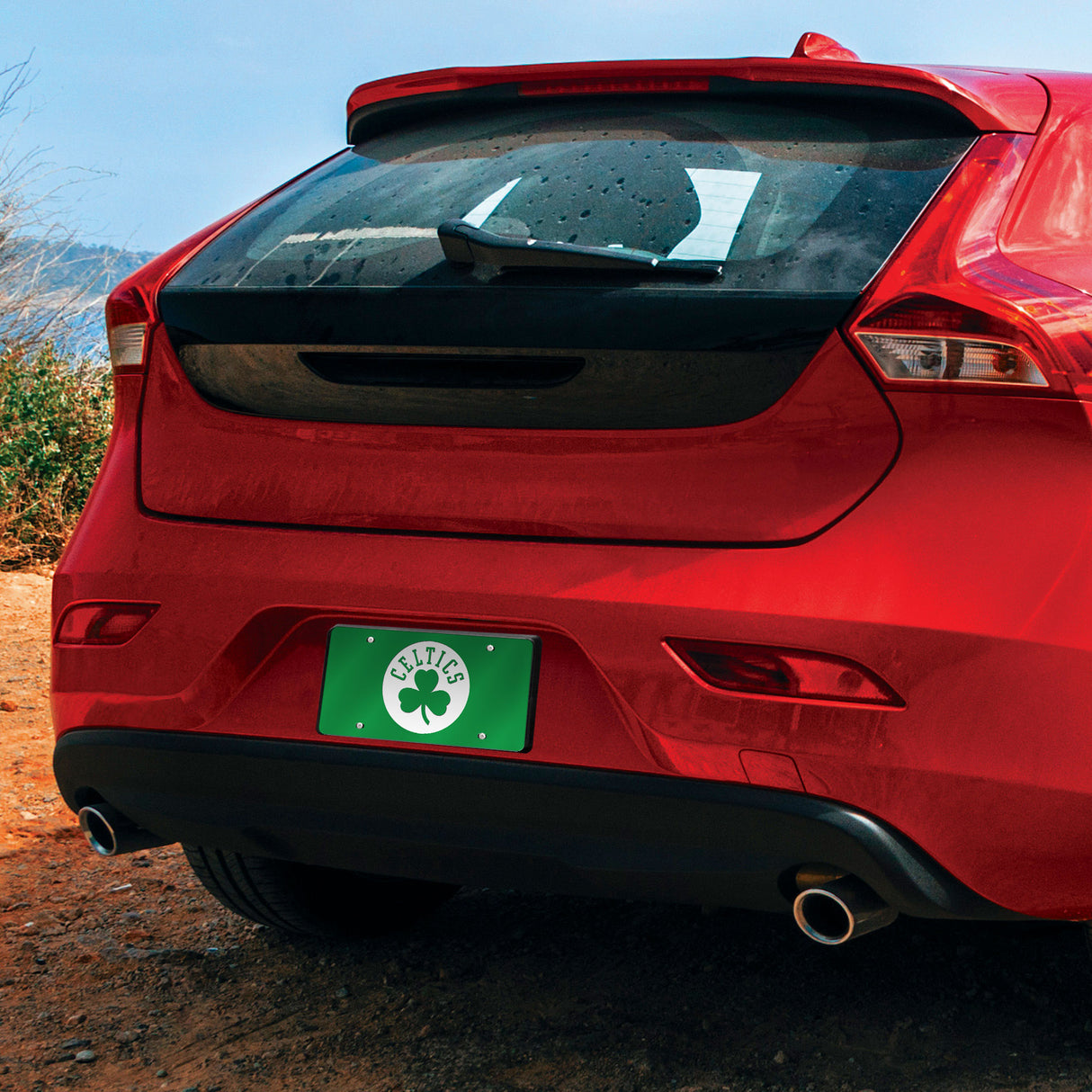 NBA Boston Celtics Laser Cut Automobile Tag Fan Gear NBA Boston Celtics