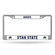 NCAA Utah State Aggies Chrome License Plate Frame Fan Gear NCAA Utah State Aggies