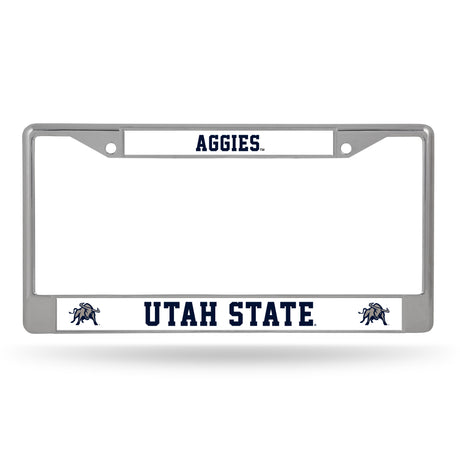 NCAA Utah State Aggies Chrome License Plate Frame Fan Gear NCAA Utah State Aggies