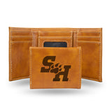 NCAA Sam Houston State Bearkats Laser Engraved Tri-Fold Wallet Fan Gear NCAA Sam Houston State Bearkats
