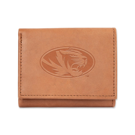 NCAA Missouri Tigers Embossed Tri-Fold Wallet Fan Gear NCAA Missouri Tigers